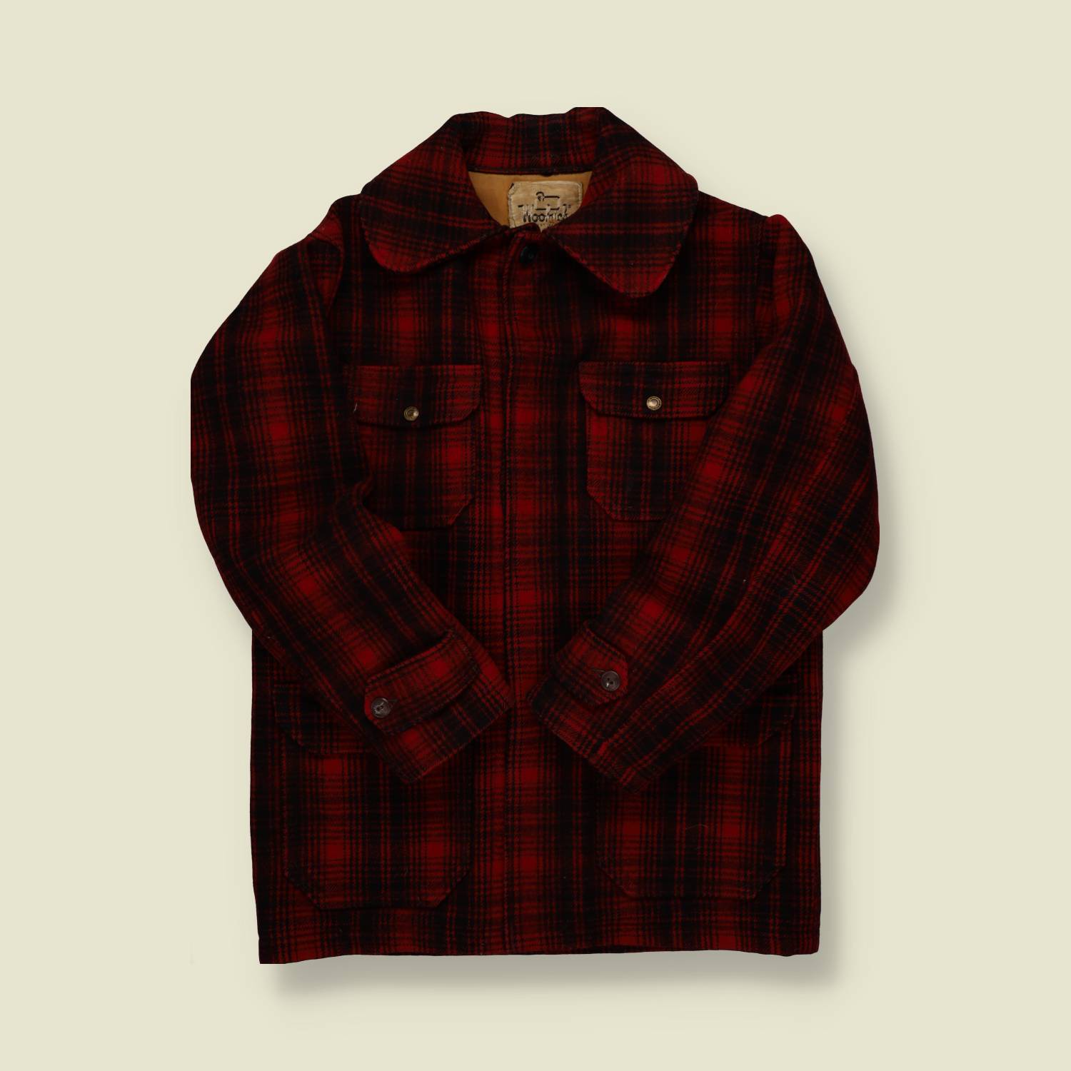 1960s Woolrich Mackinaw Coat - S