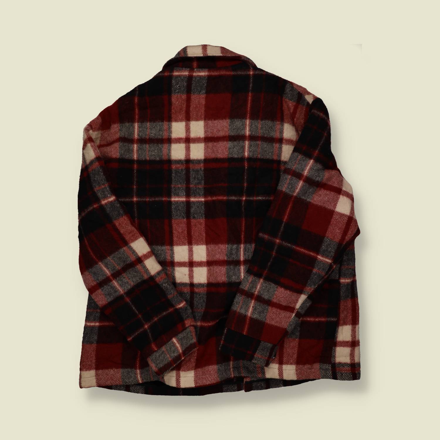1970s Faux Fur Lined Woolrich Mackinaw Coat - XL
