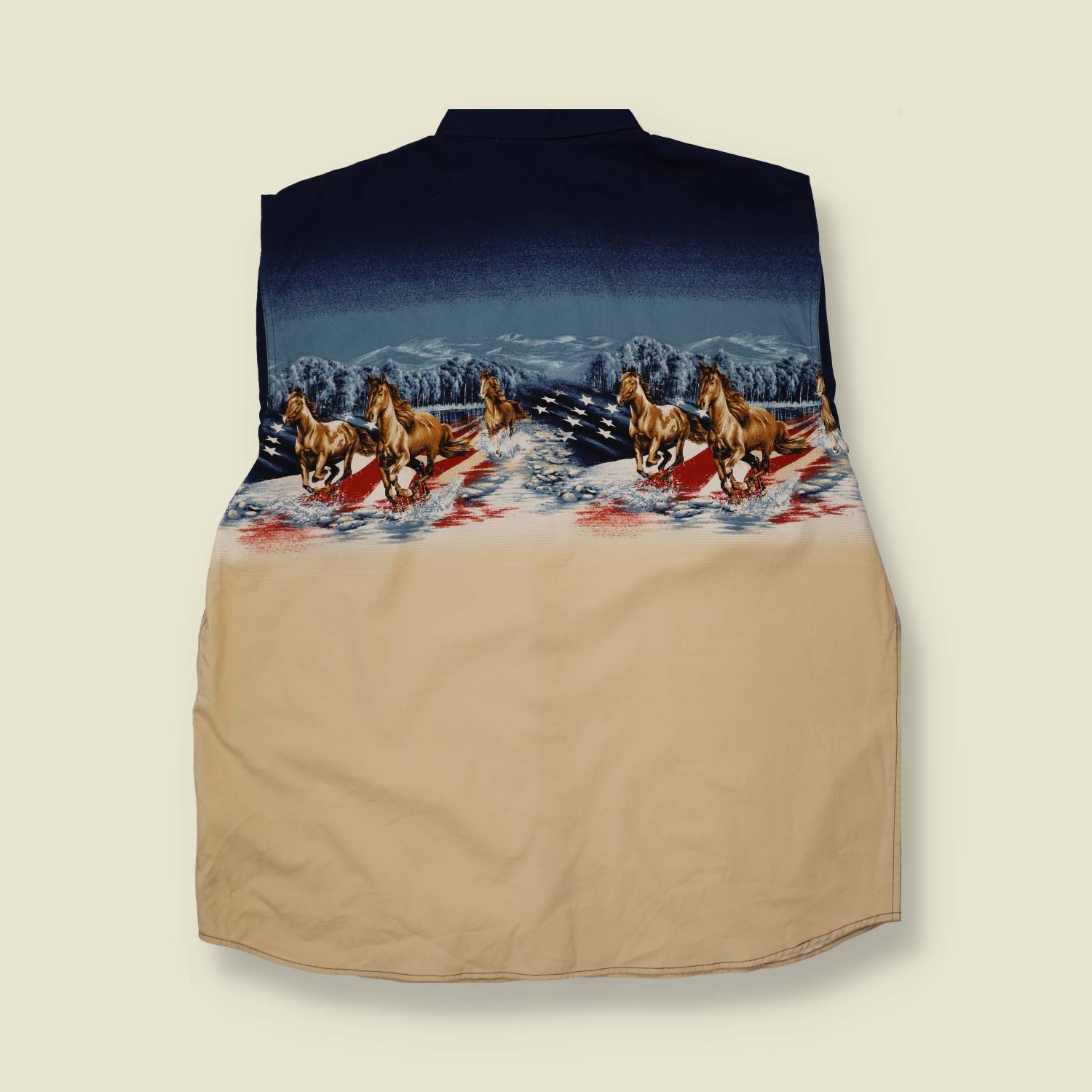 1990s Button Down Horse Shirt - XXXL