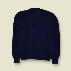 1970s | Robert Bruce | Wool Crew Neck Jumper | Navy - S