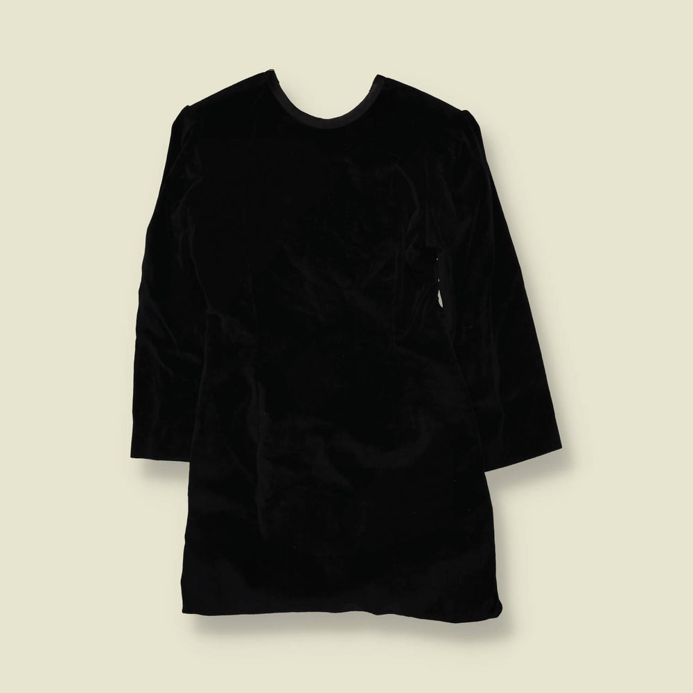 1970s | Velvet Dress | Black - 4