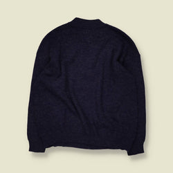 1980s | Novelty "Kayak Eaux Vives" Jumper | Navy - XXL