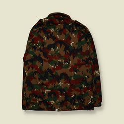 1980s | Swiss Army | Alpenflage Camo Field Shirt | Multi- XL