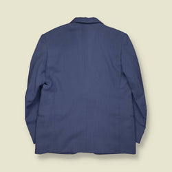 1970s | Wool Suit Jacket | Slate Blue - S