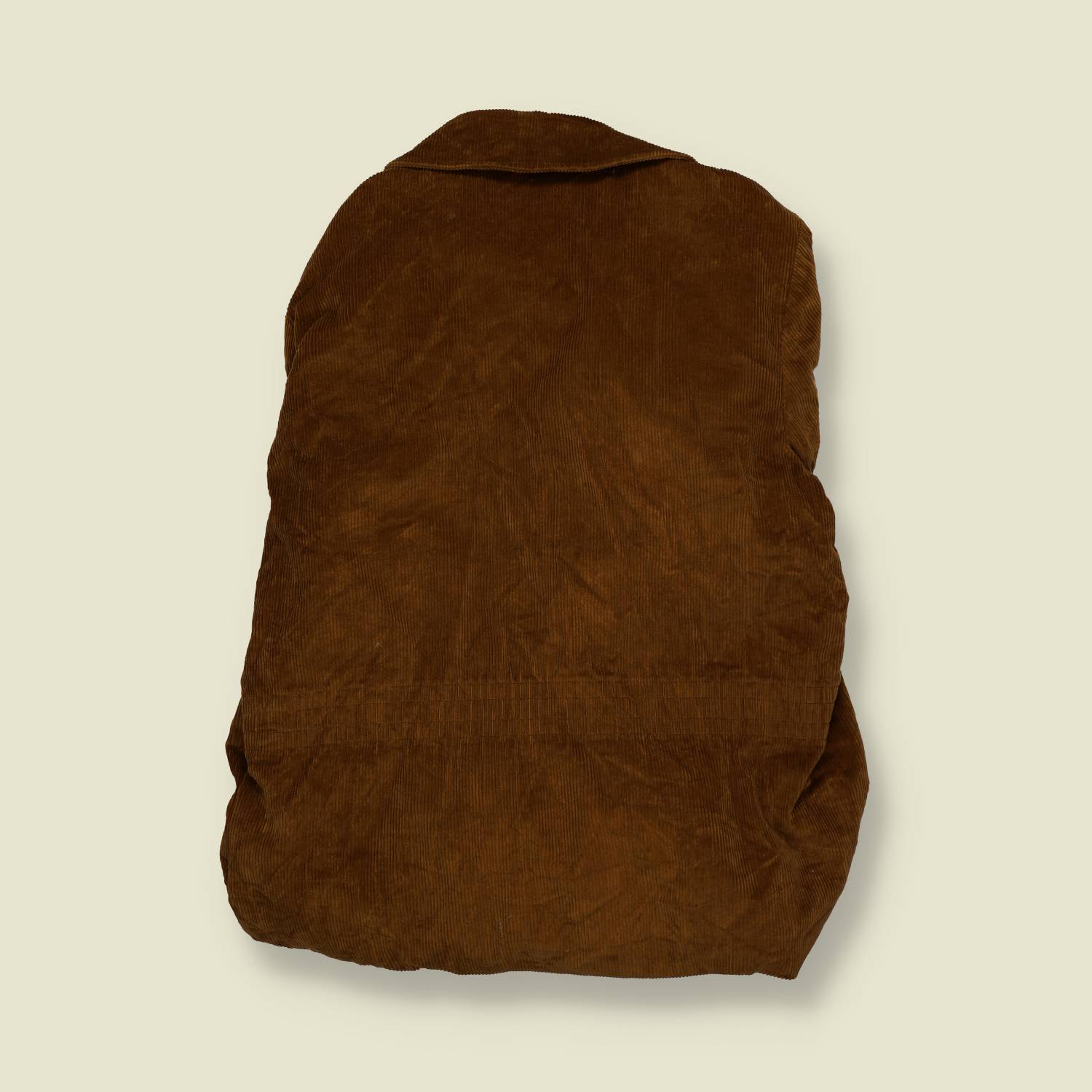 1970s Bonds Corduroy Jacket – Brown with Quilted Yoke - M/L