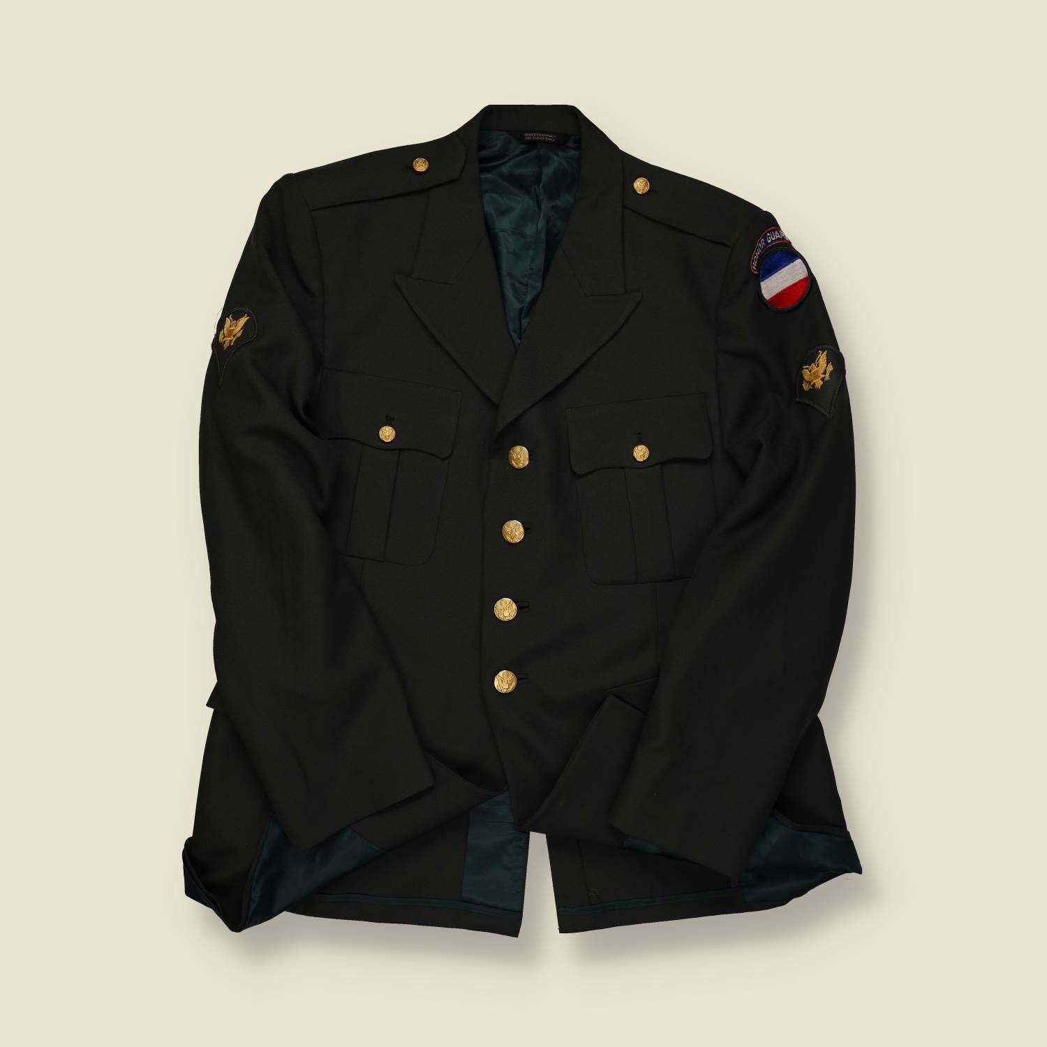 1970s U.S. Army Dress Uniform Jacket – Honor Guard Patch - S