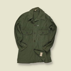 Early 1950s U.S. Army OG-107 Utility Shirt – First Pattern -  XS