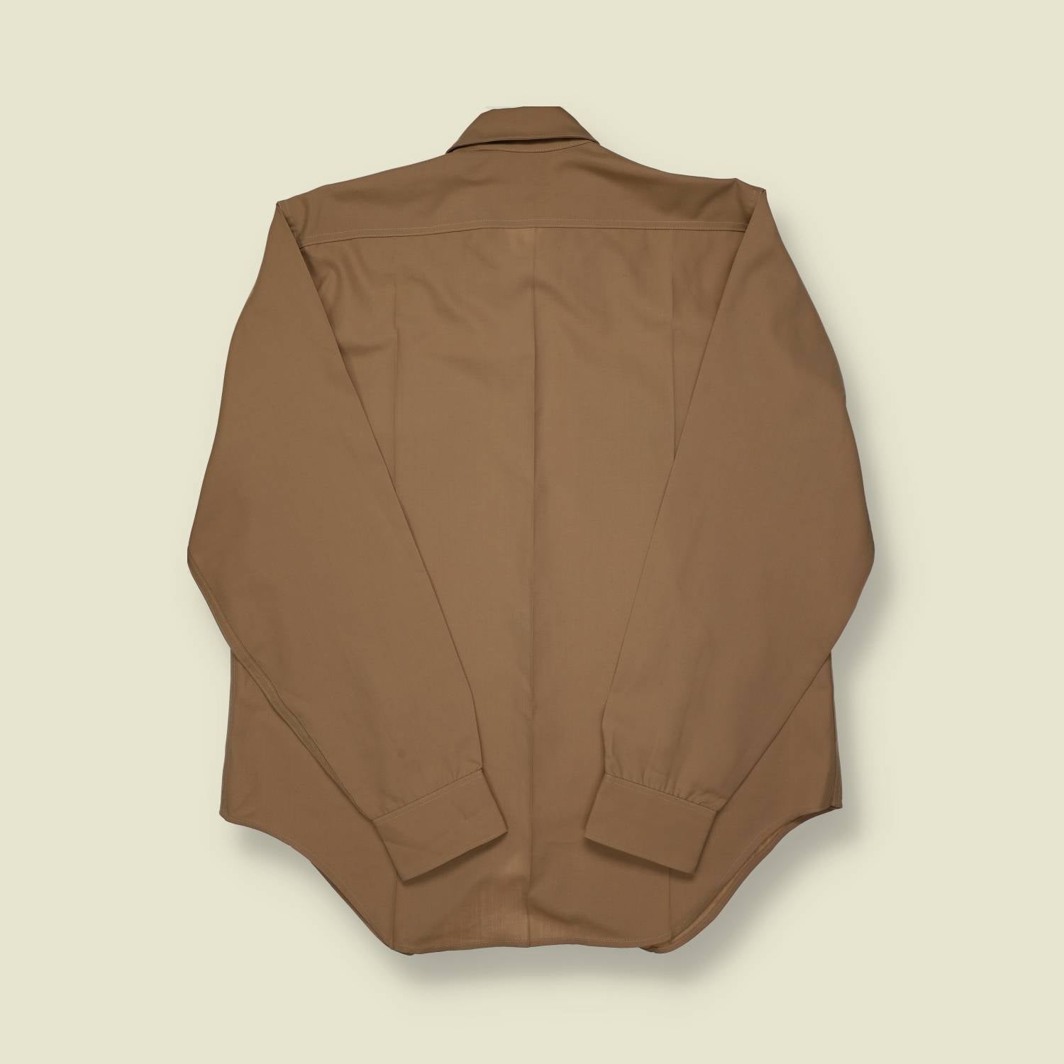 1970s U.S. Military-Style Work Shirt – Creighton – Khaki - L