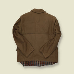 1970s U.S. Hunting Jacket – Canvas & Flannel Lined – Brown - S/M