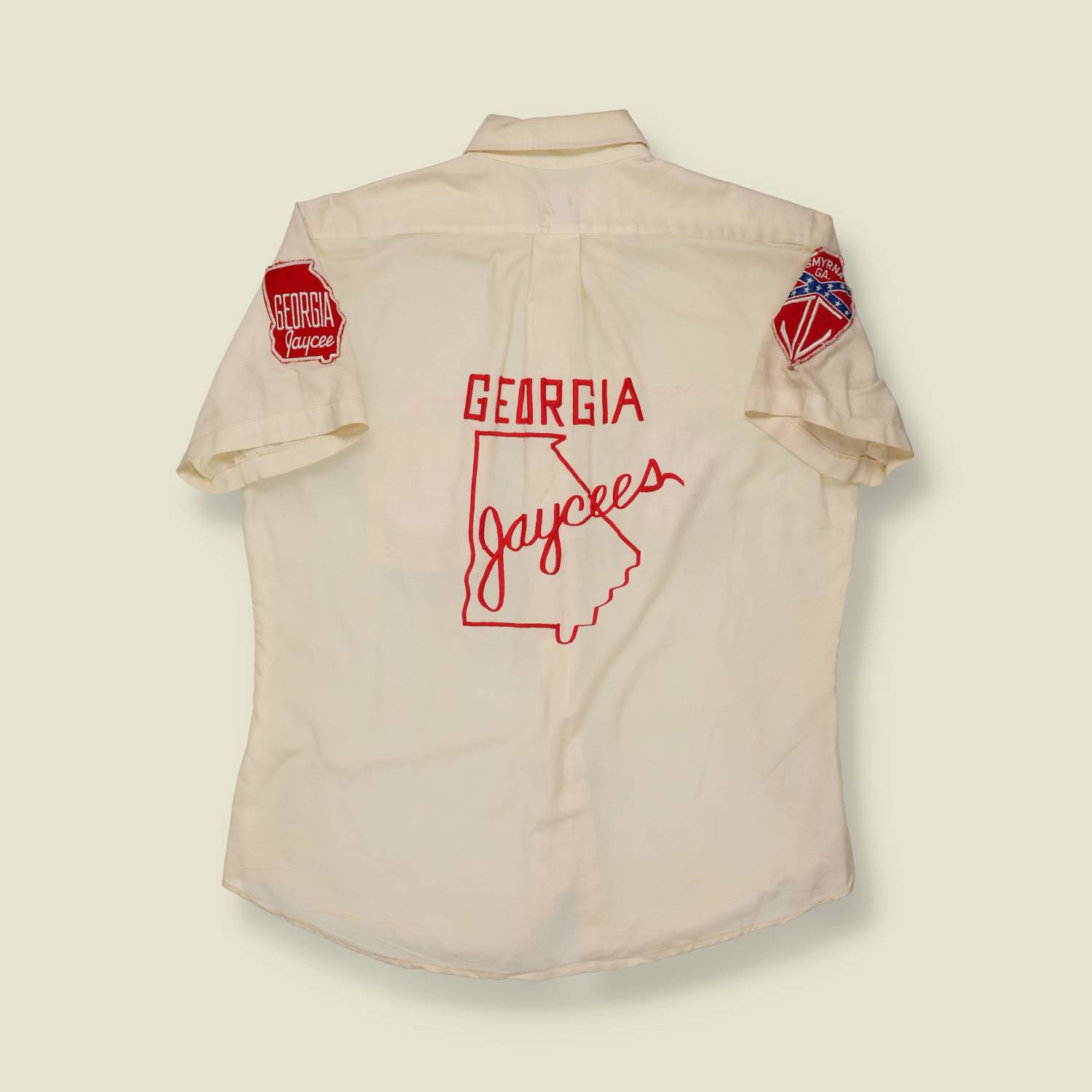 1960s U.S. Jaycees Club Chainstitch Shirt – Arrow – Georgia/Smyrna - S/M
