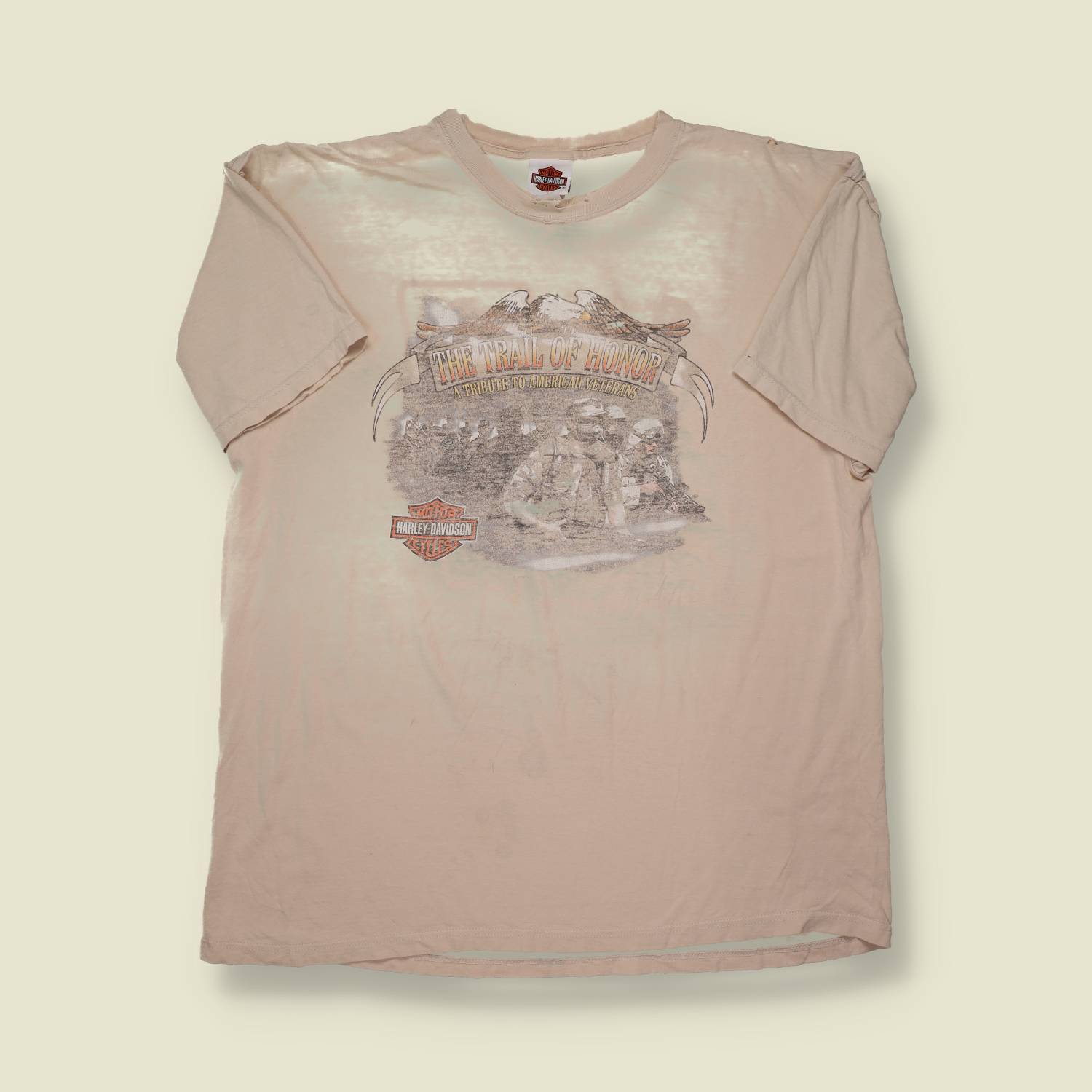 2000s Harley-Davidson T-Shirt – Trail of Honor Veterans Tribute – XL