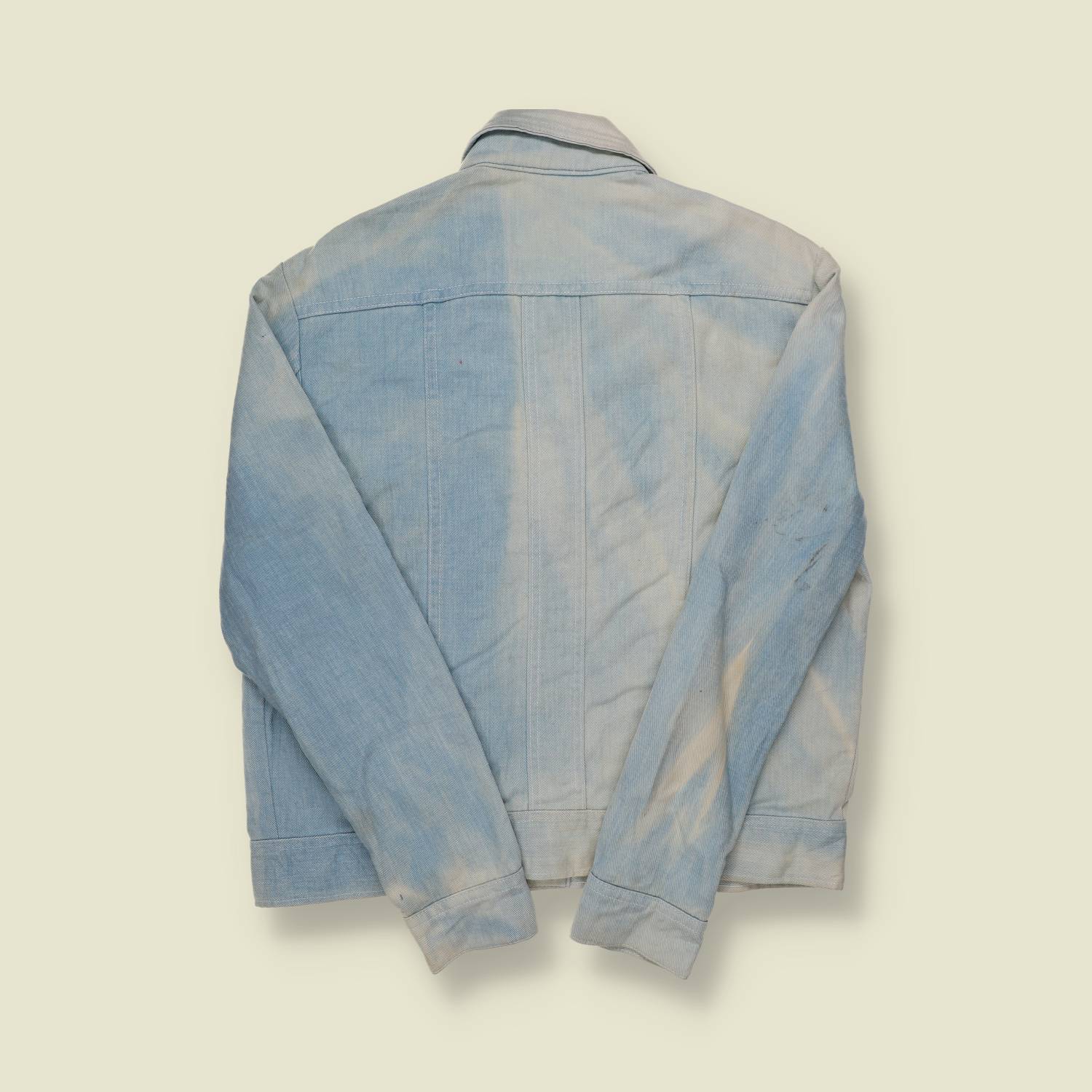 1990s Lee Denim Jacket – Faded Light Blue – Made in USA – S