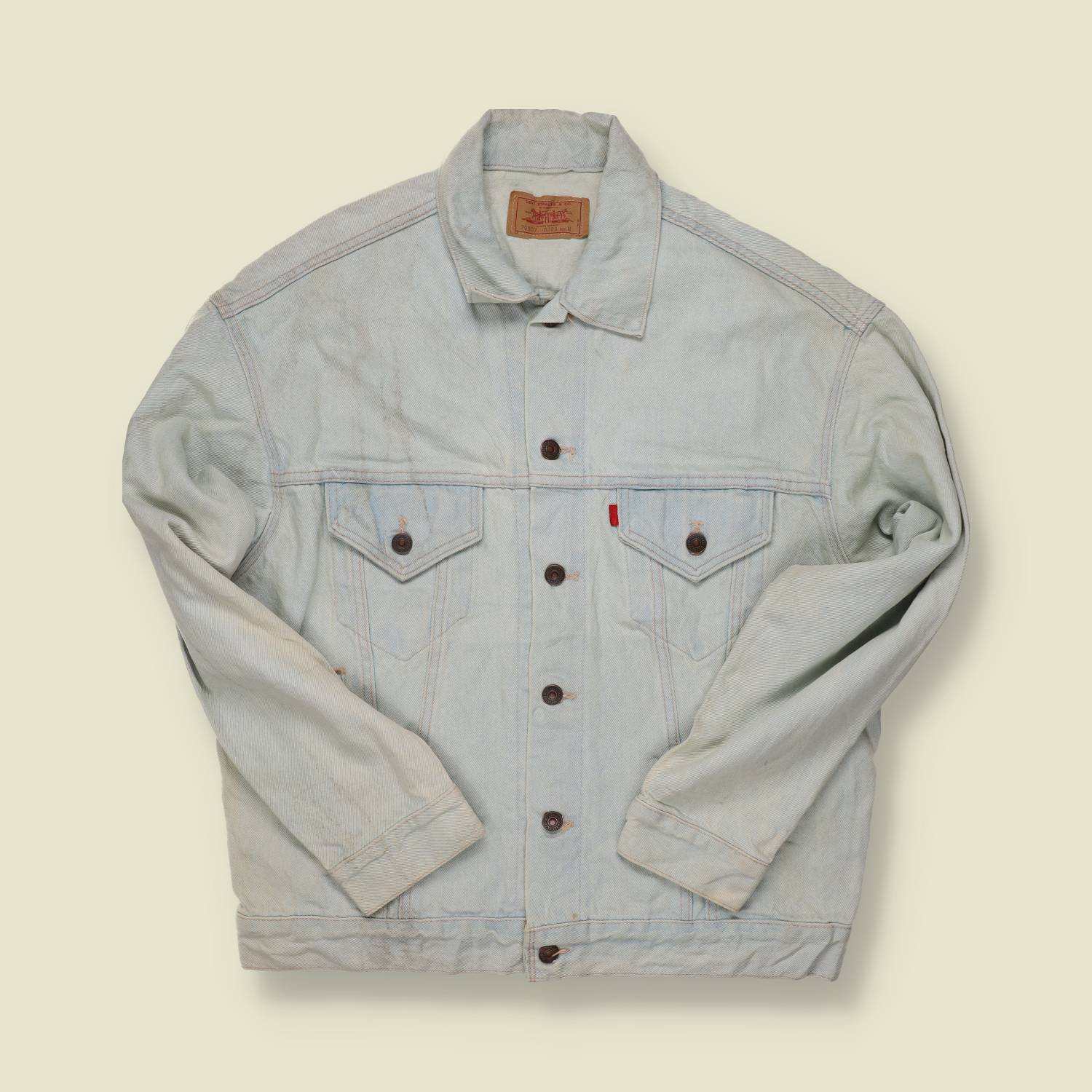 1980s Levi’s Denim Trucker Jacket – Light Wash – Made in USA - M