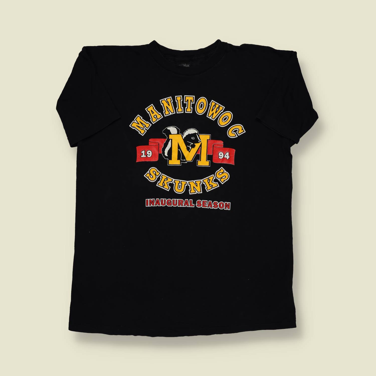 1990s Castboy T-Shirt – Manitowoc Skunks Inaugural Season 1994 – L