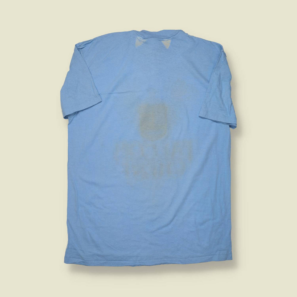1980s Falcon Crest TV Promo T-Shirt – Light Blue – Deadstock with Tag - M/L