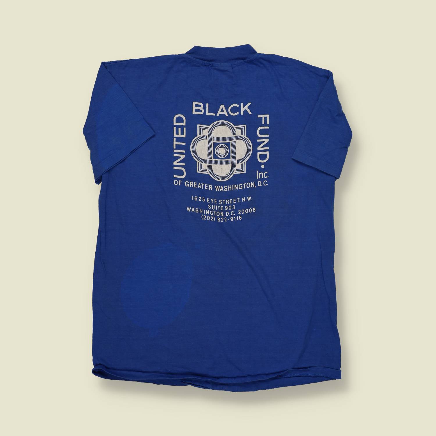 1983 DC Sportsmans League All Stars T-Shirt – United Black Fund Back Print - S/M