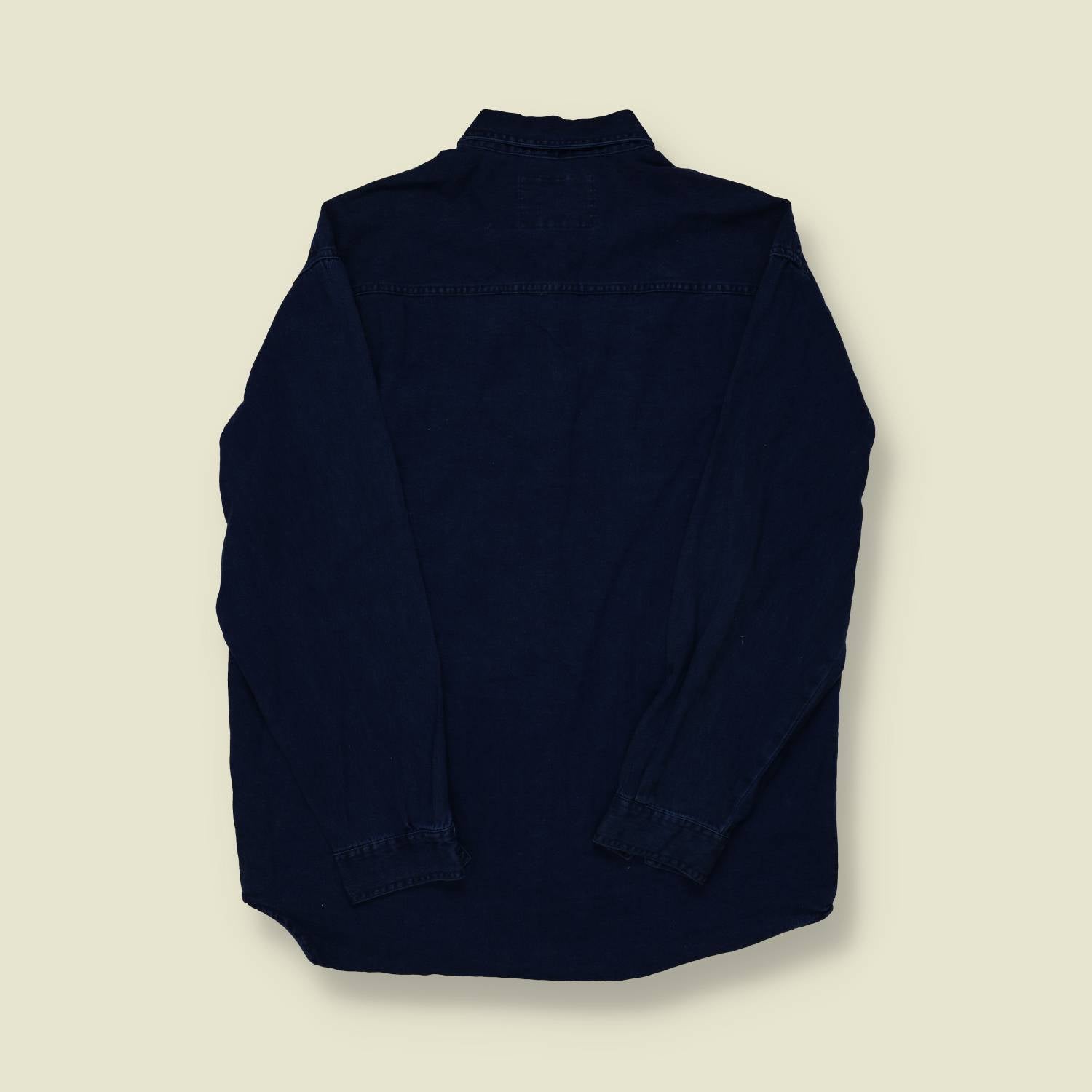 1990s Levi’s Deadstock Denim Work Shirt – Navy - M/L
