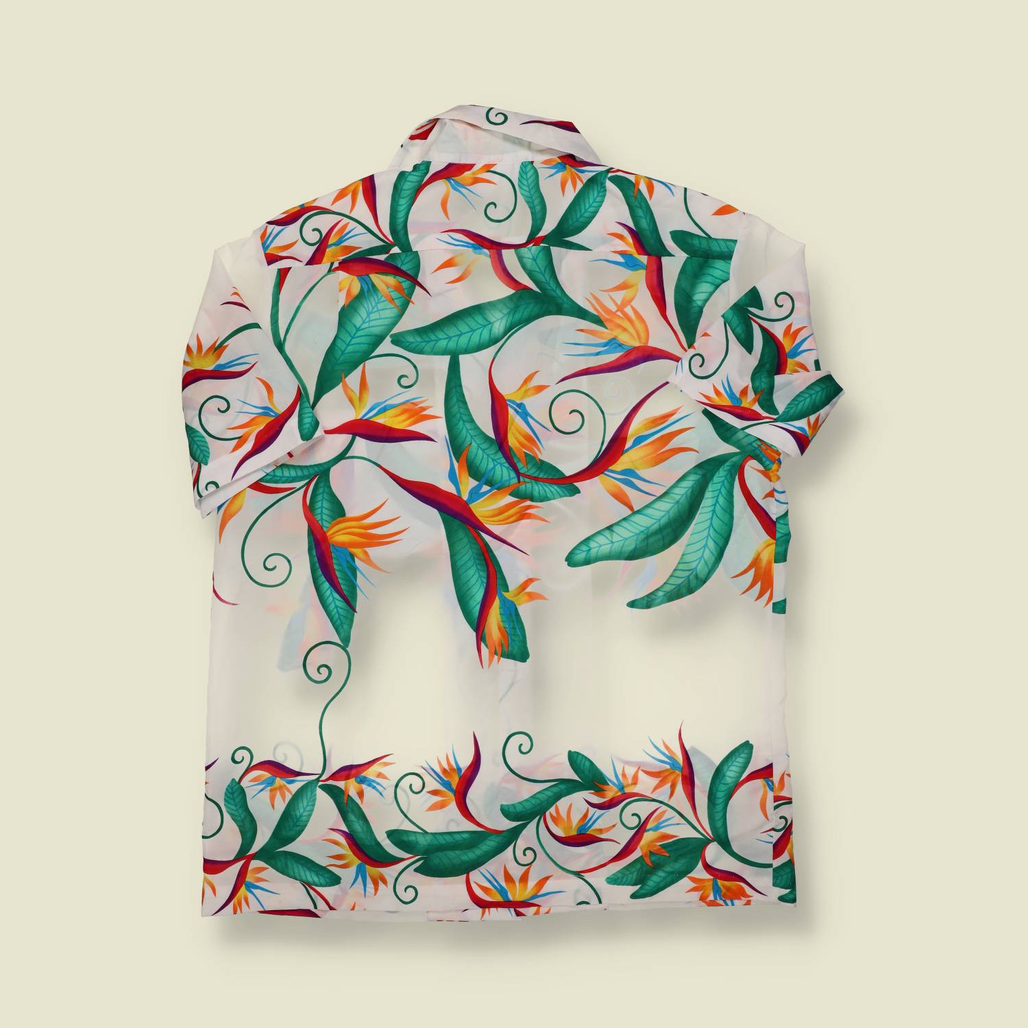 1990s Hilo Hattie Hawaiian Shirt – Tropical Floral Print - M