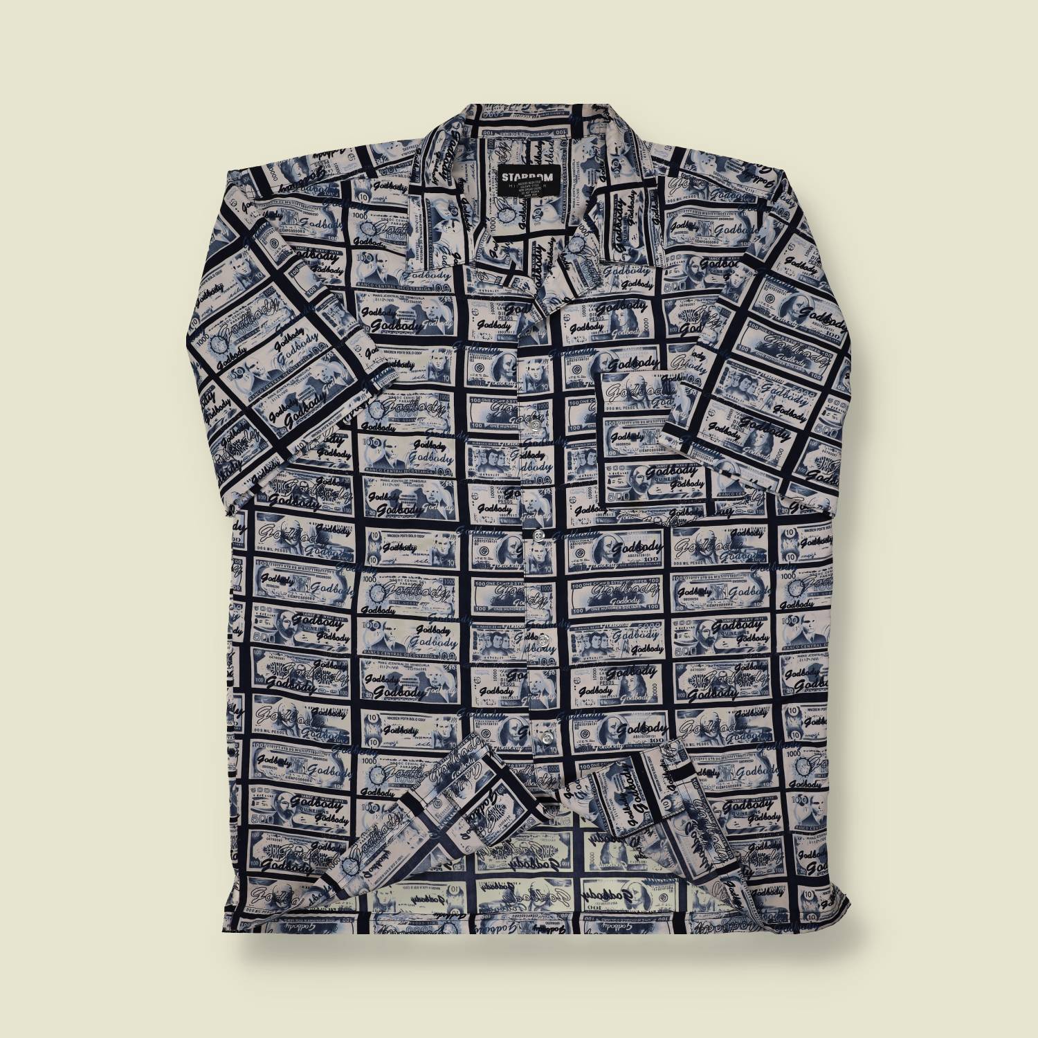 1990s Stardom Novelty Print Shirt – Godfather Collage - L/XL