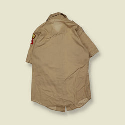 1980s–1990s | Boy Scouts of America | Short Sleeve Uniform Shirt | Khaki – S