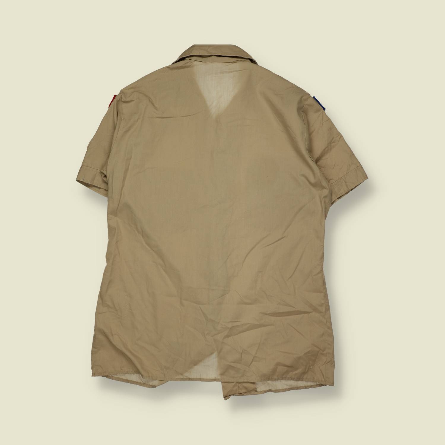 1990s | Boy Scouts of America | Short Sleeve Uniform Shirt | Khaki – M