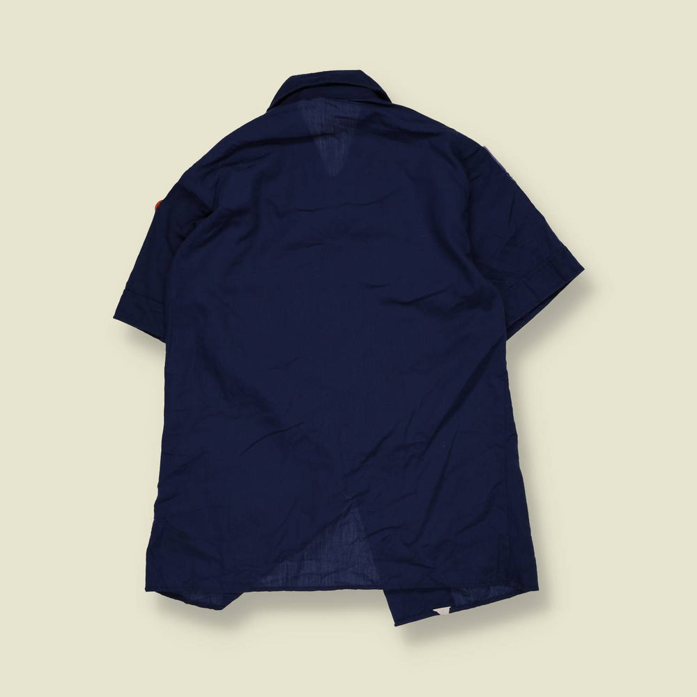 1990s | Boy Scouts of America | Cub Scouts Uniform Shirt | Navy – XXS