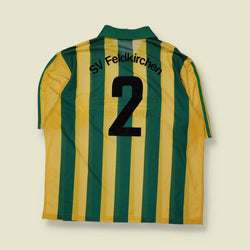 1990s | Adidas | Deadstock Football Shirt | Green & Yellow – XXL