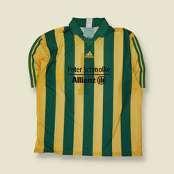 1990s | Adidas | Deadstock Football Shirt | Green & Yellow – XXL