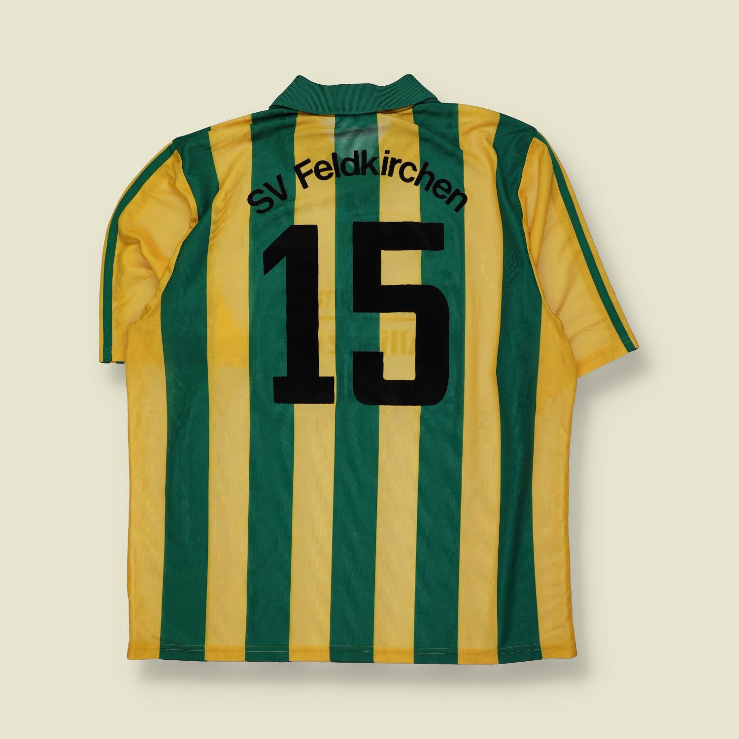 1990s | Adidas | Deadstock Football Shirt | Green & Yellow – XXL