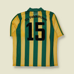 1990s | Adidas | Deadstock Football Shirt | Green & Yellow – XXL