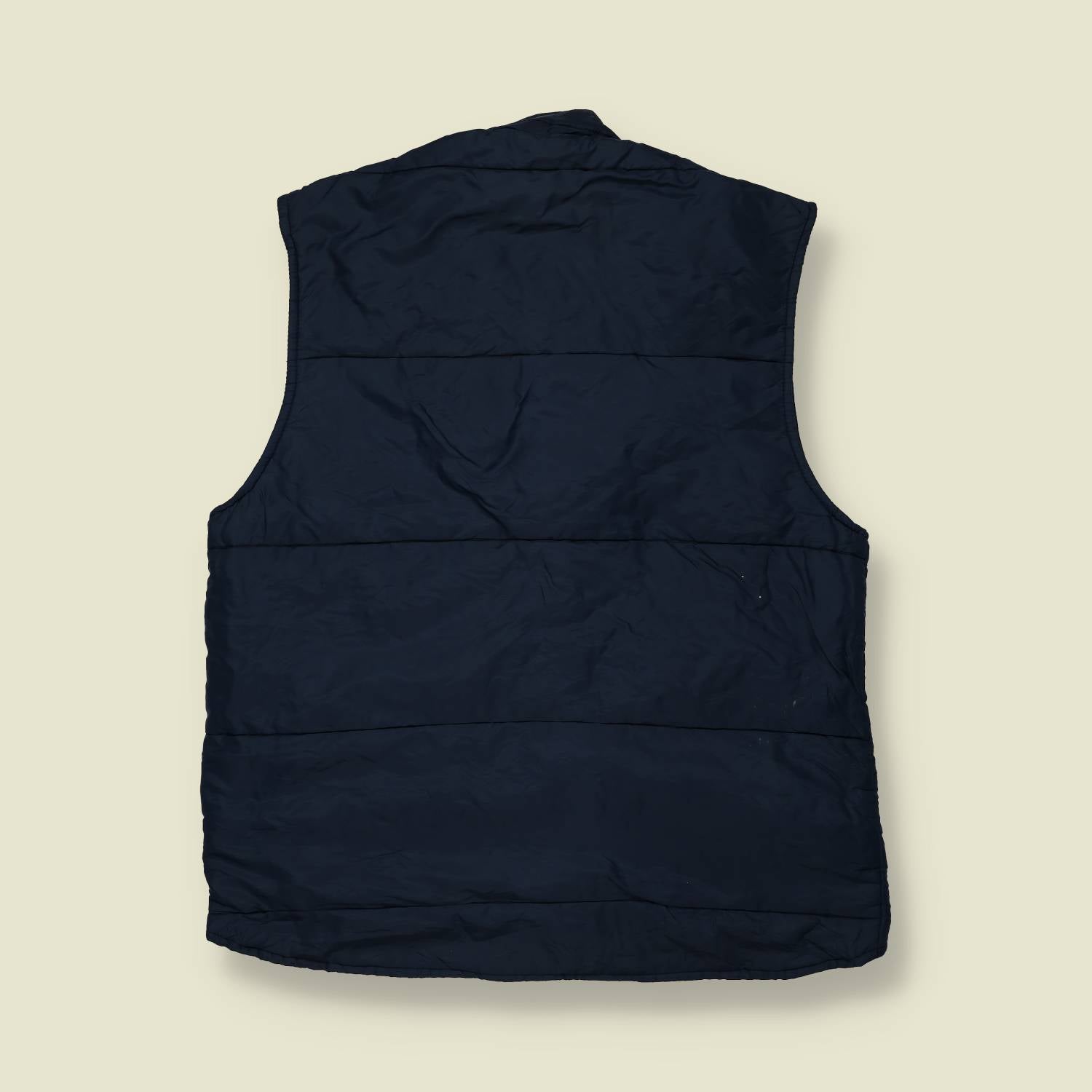 1970s | Aristo Jac | Quilted Gilet – Navy - M