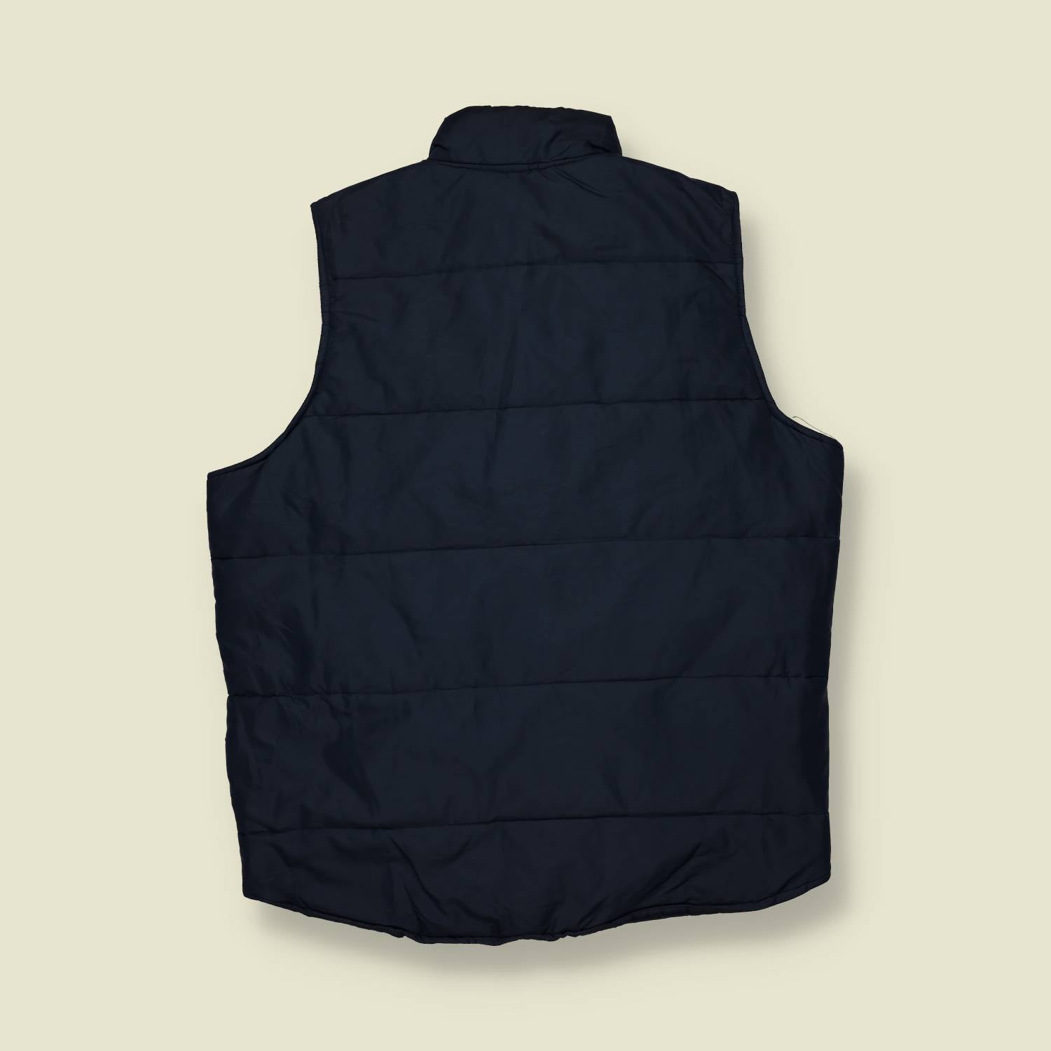 1970s | American Outdoor Brand | Padded Gilet – Navy | Made In USA - XL