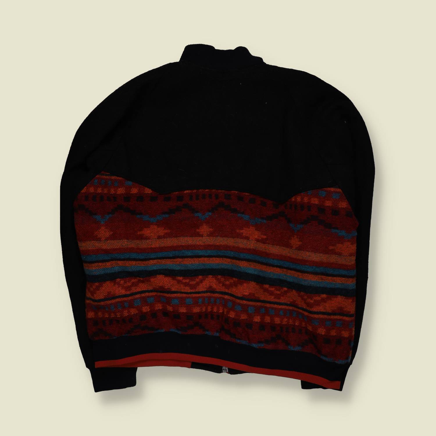 1990s | Pioneer Wear | Southwestern Jacket – Black / Red - XXXL