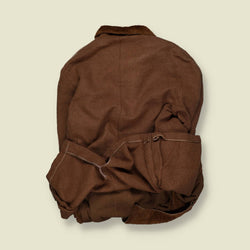 1950s | Woolrich | Fur Collar Wool Coat – Brown - L