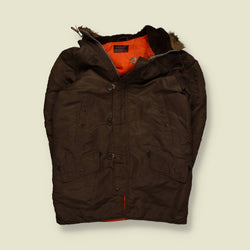 1970s | King Sport | Fur Hood Parka – Brown - XXXXXL