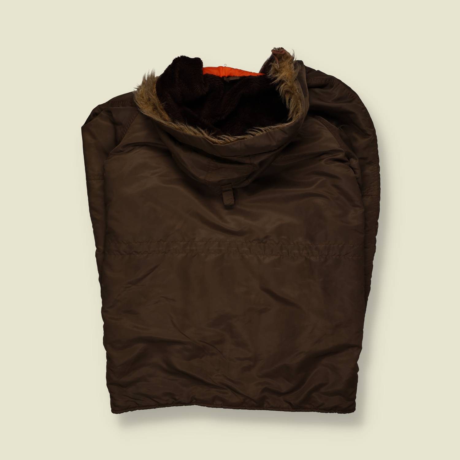 1970s | King Sport | Fur Hood Parka – Brown - XXXXXL