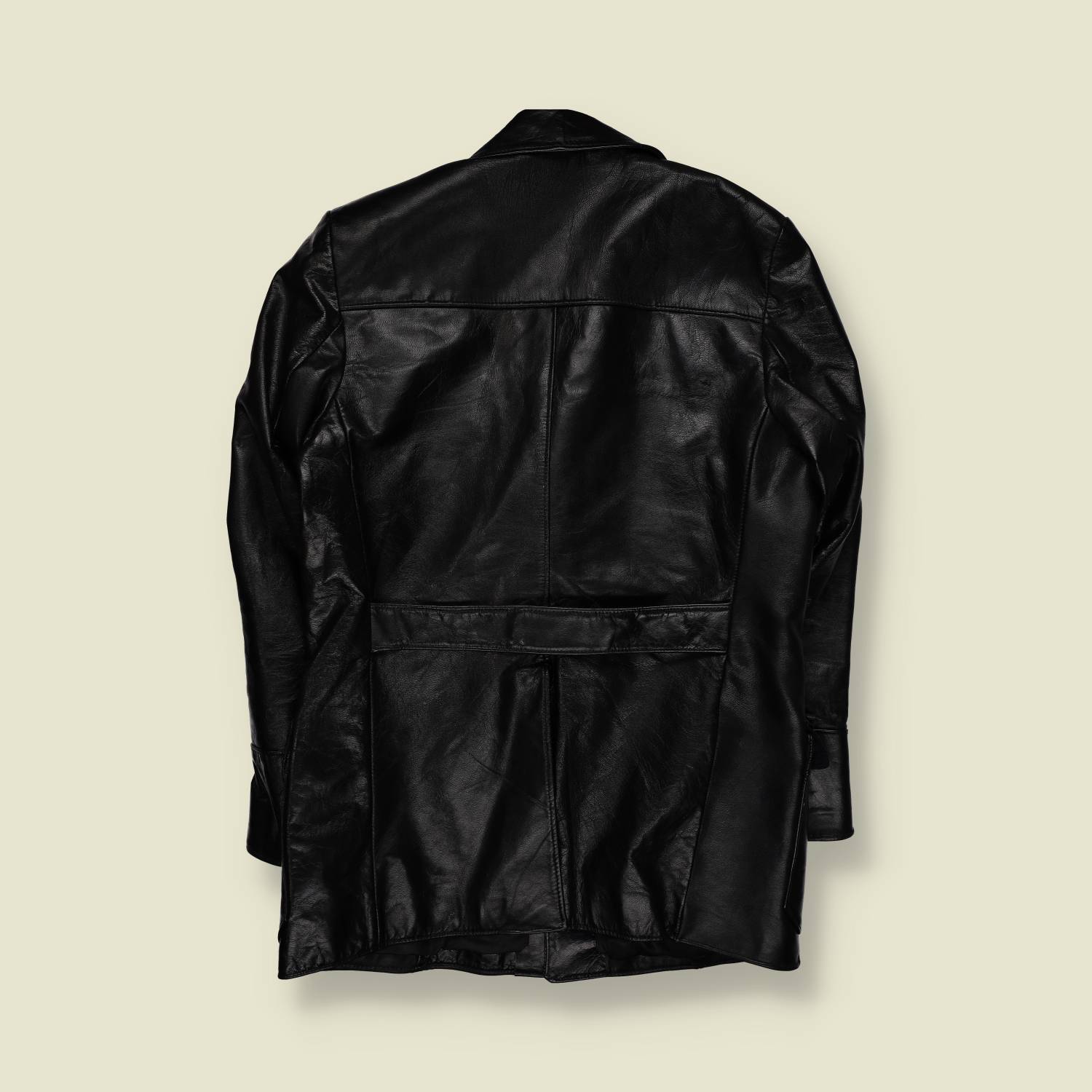 1970s | Patent Leather Jacket | Black - S