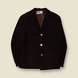 1960s | Alef Kleidling | Leather Blazer | Dark Brown - M