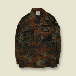 1999 | German Army Bundeswehr | Field Jacket Shirt | Flecktarn Camo - S