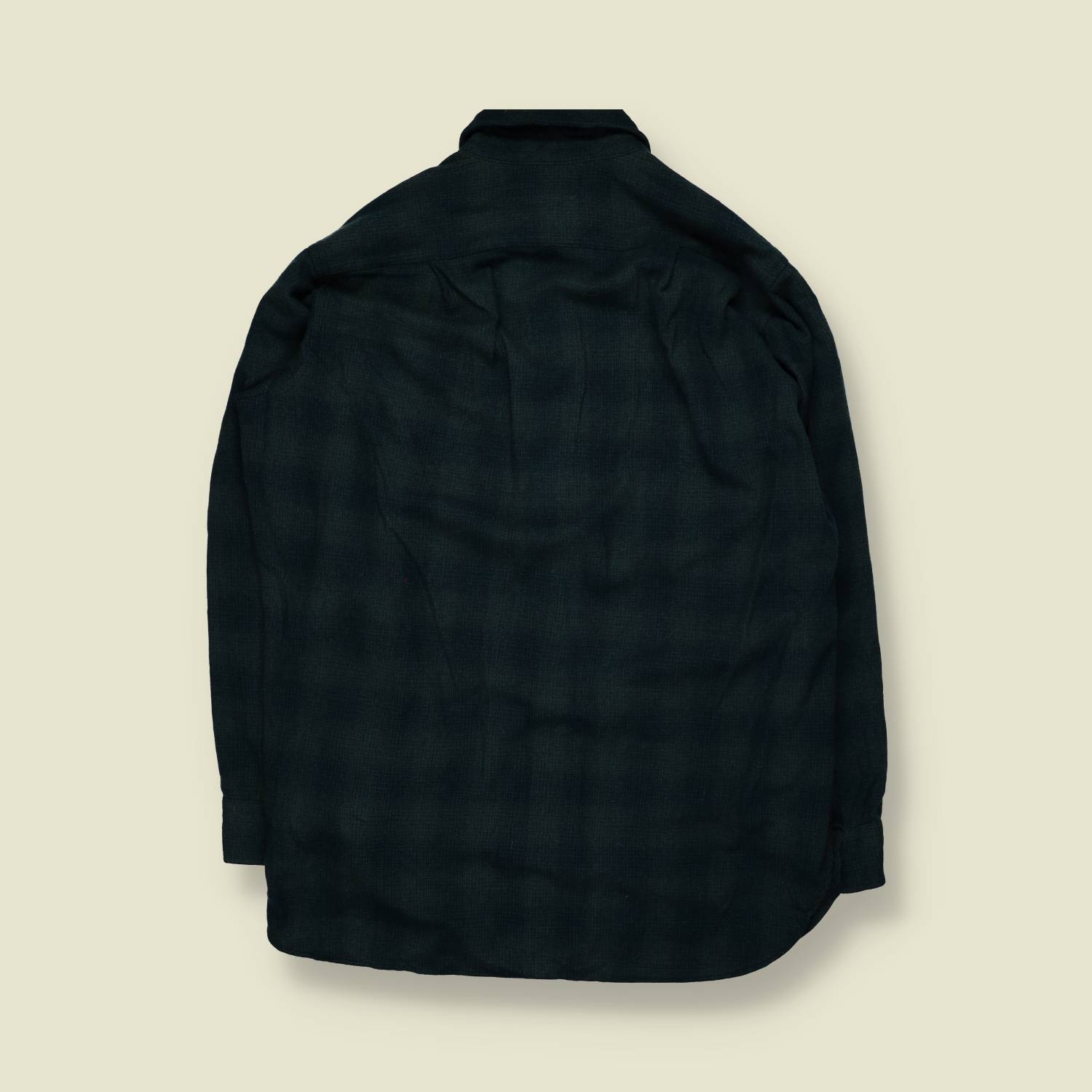 1960s | Pendleton | Button Front Shirt | Deep Green | Made In USA - XXL