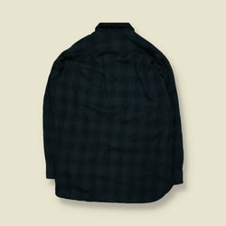 1960s | Pendleton | Button Front Shirt | Deep Green | Made In USA - XXL