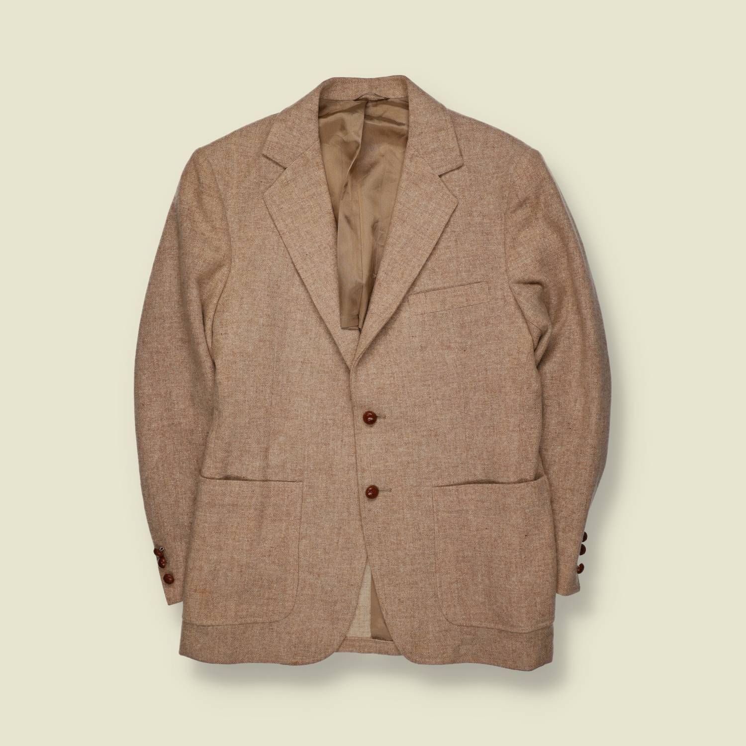 1970s | Arthurs of Connecticut | Tailored Blazer | Oatmeal - S