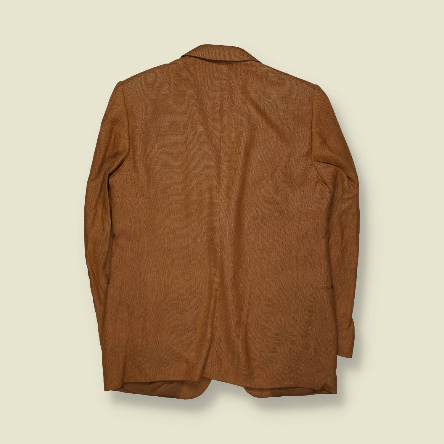 1970s–1980s | Linen Blazer | Tobacco - M
