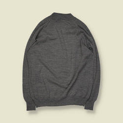 1980s | Brica | Crew Neck Knit | Grey – L
