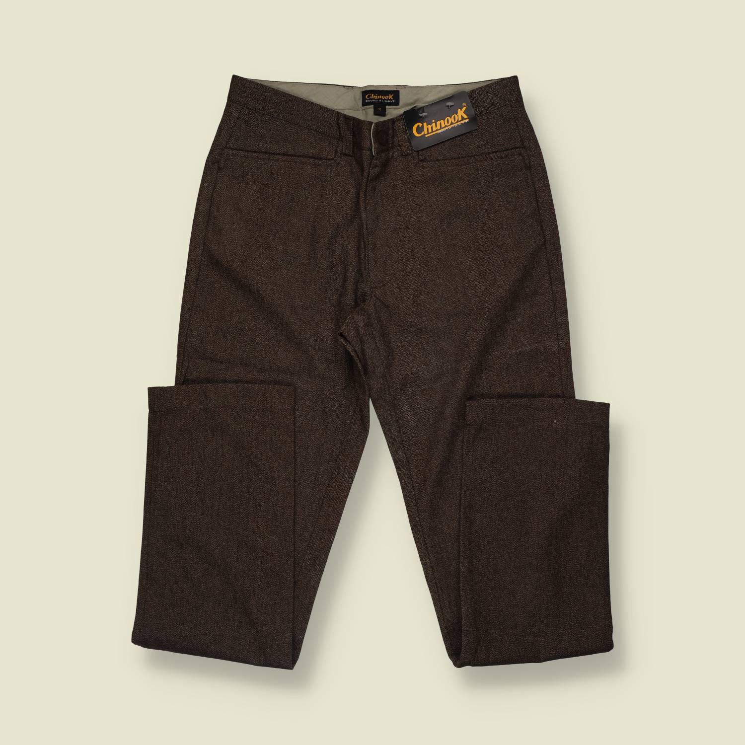 Late 1970s–Early 1980s | Chinook | Trousers | Brown - w30
