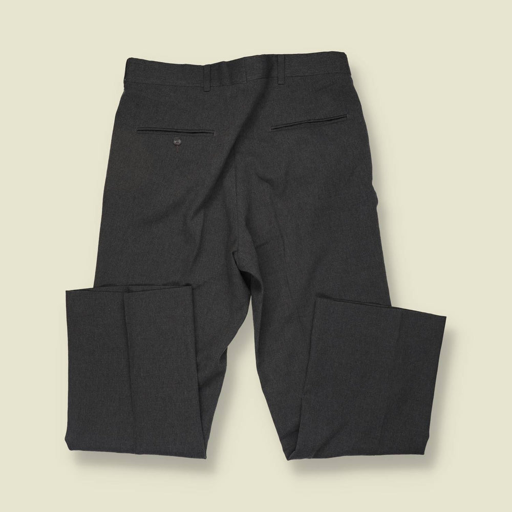 1970s | Botany 500 | Trousers | Charcoal Grey - w32