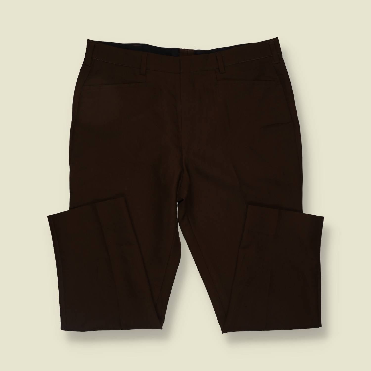 1970s–1980s | Trousers | Dark Brown - w36