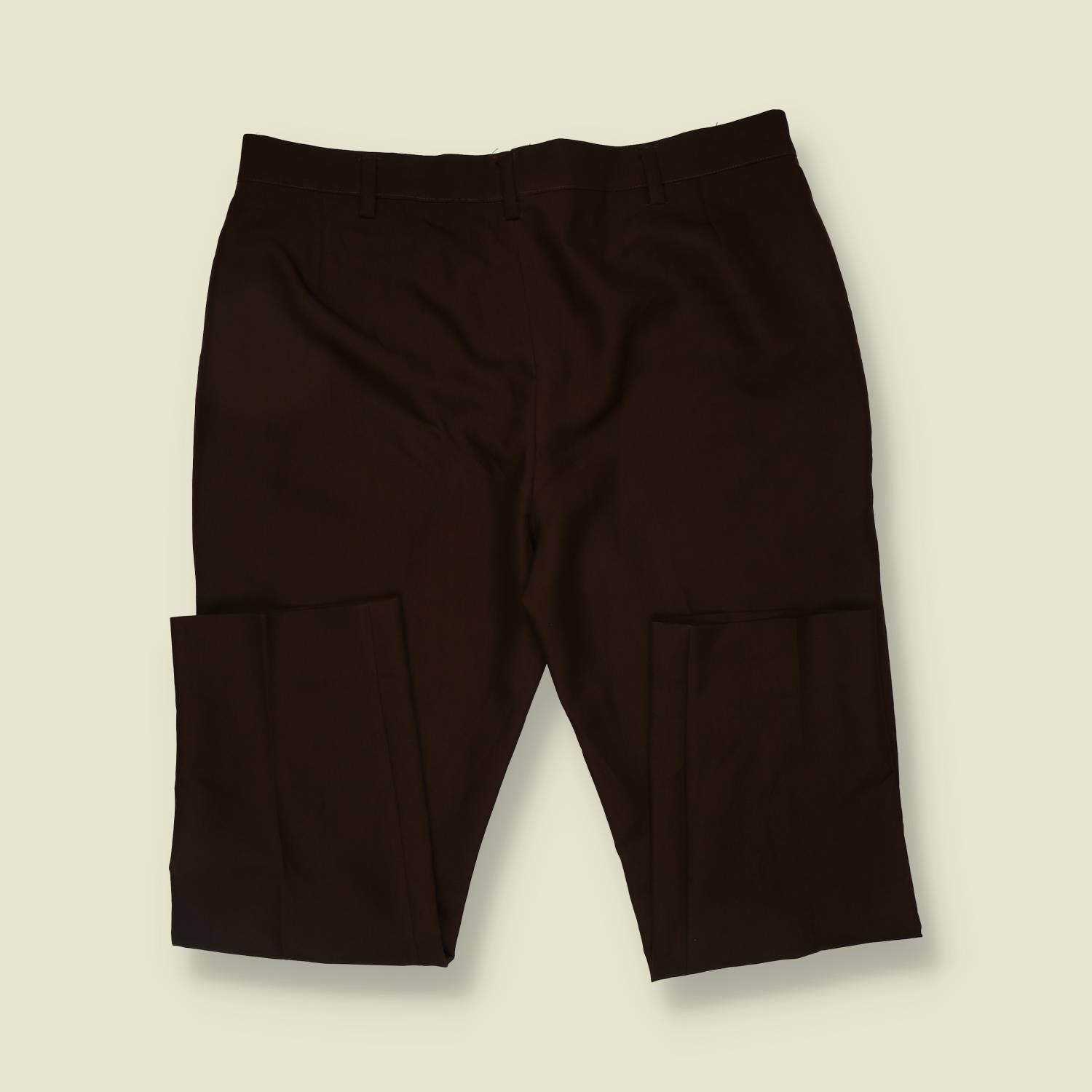 1970s–1980s | Trousers | Dark Brown - w36
