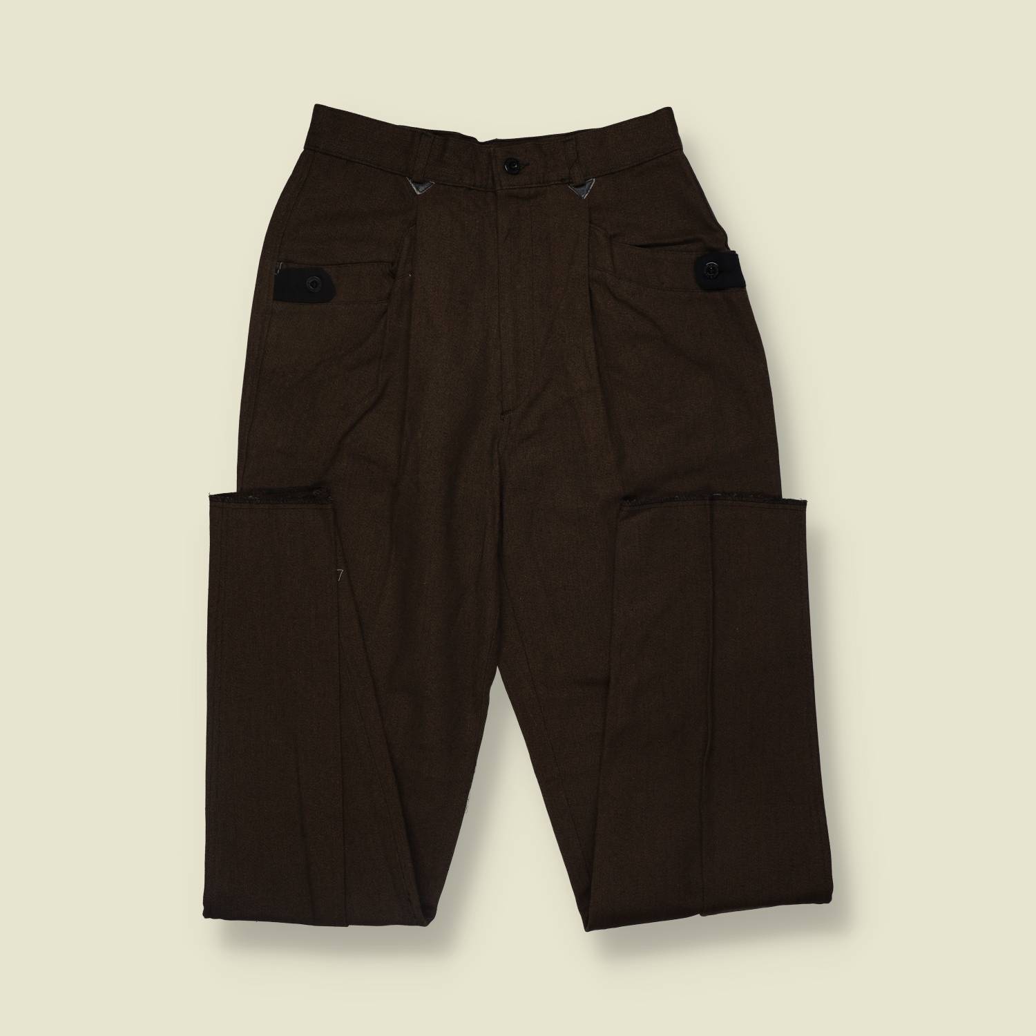 1980s | Wampum | Trousers | Brown - w28
