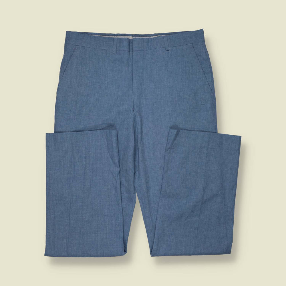 1970s | Richard | Suit Trousers | Blue - w34